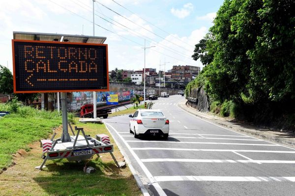 Novo retorno na saída do túnel Pirajá-Lobato reduz congestionamentos na Av. Suburbana