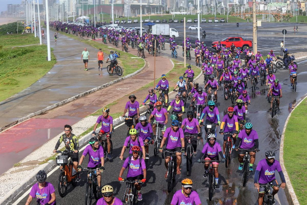 Quinta edição do Pedal da Cidade aconteceu neste domingo (14)