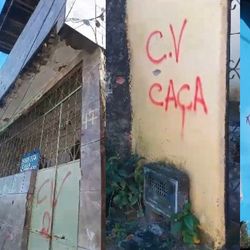 Imagem - Execuções de rivais e casas pichadas: CV acampa em Mirantes de Periperi
