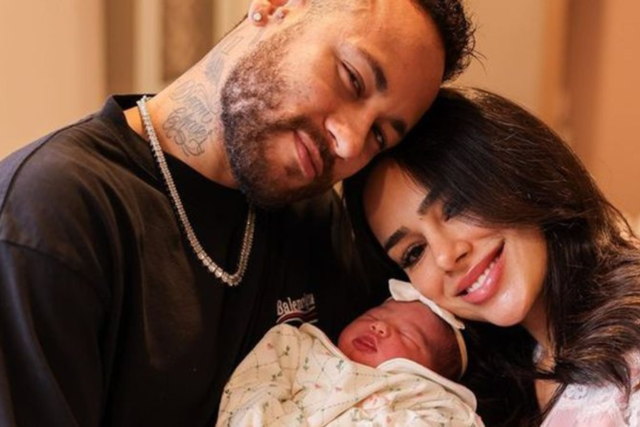 Bruna, Neymar e Mavie por Reprodução / Redes sociais