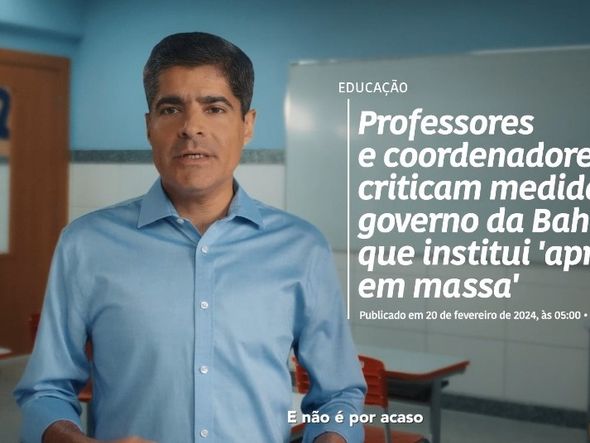 Imagem - ACM Neto critica 'aprovação em massa' no 1° comercial do União Brasil