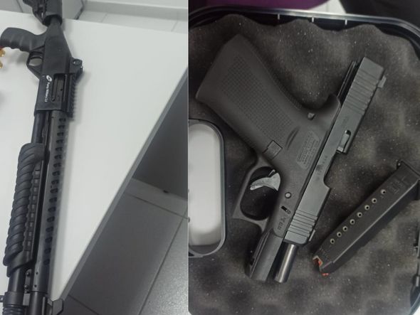 Imagem - Armas e munições são apreendidas na casa de suspeito de ameaçar madrasta em Patamares