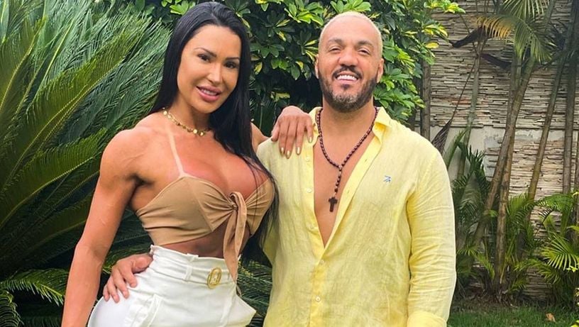 Imagem - Belo e Gracyanne Barbosa passam Natal juntos após polêmicas