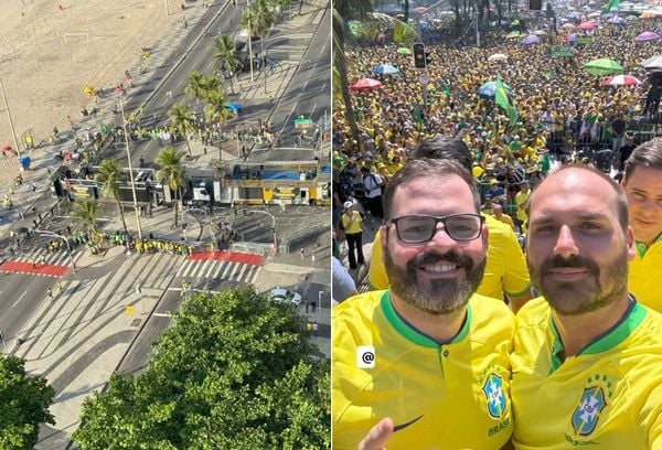 Ato pró-Bolsonaro acontece em Copacabana