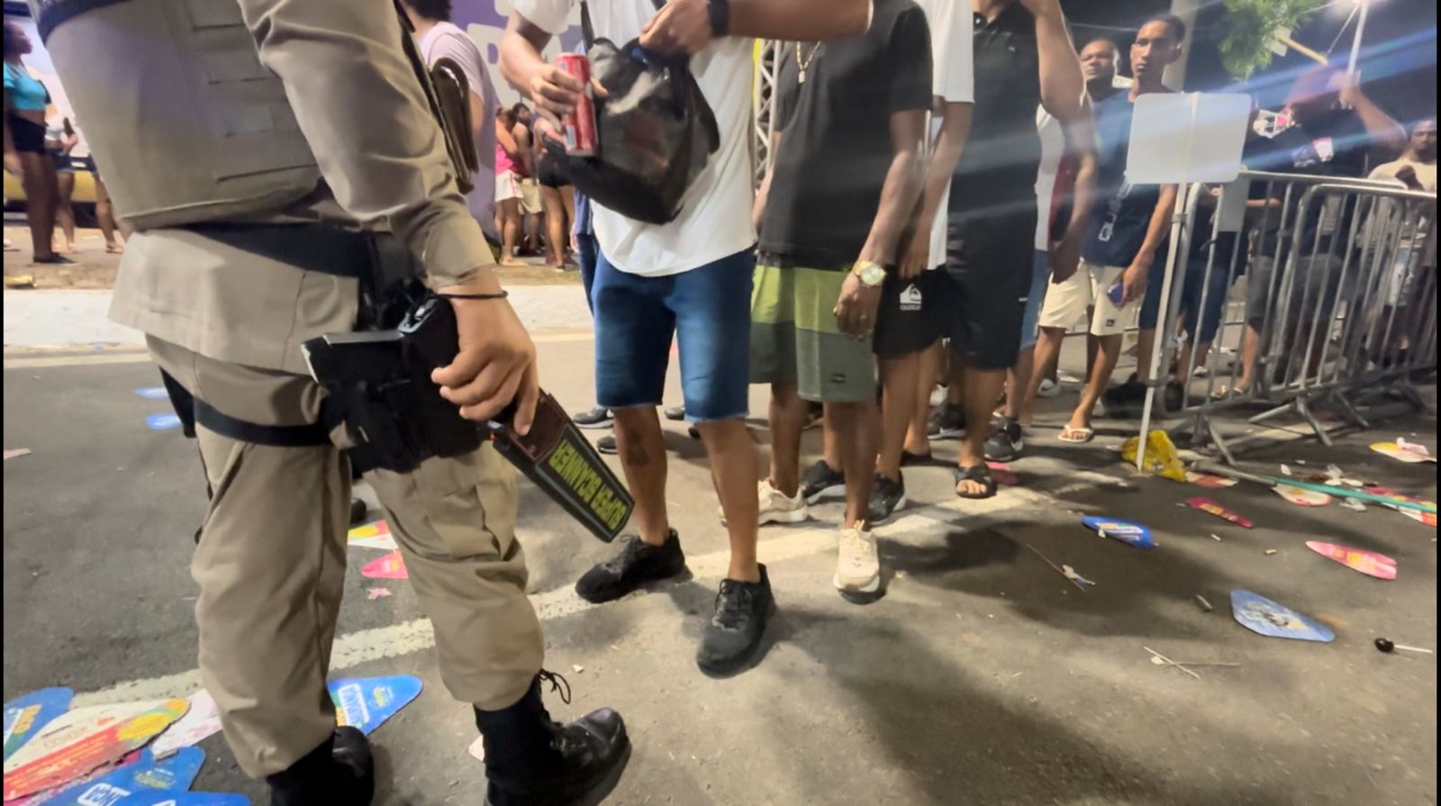 Portais de abordagem na Micareta de Feira por Rafael Rodrigues/SSP-BA