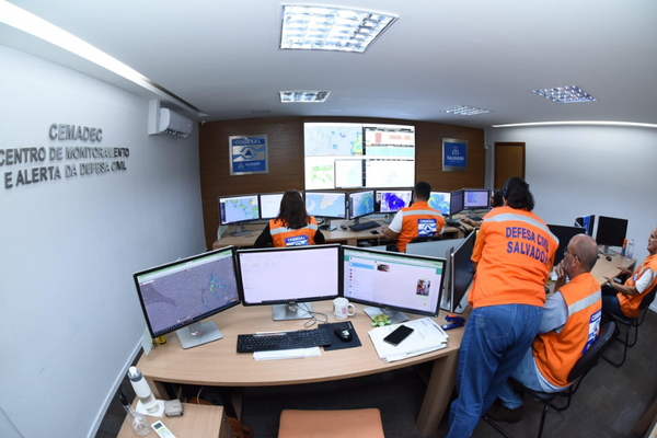 Monitoramente de chuvas em Salvador