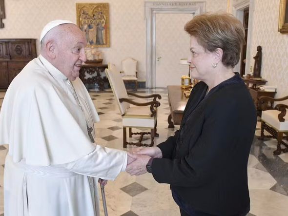Imagem - Papa Francisco recebe ex-presidente Dilma Rousseff no Vaticano