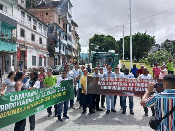 Imagem - Rodoviários fazem manifestação na Lapa nesta segunda (29)