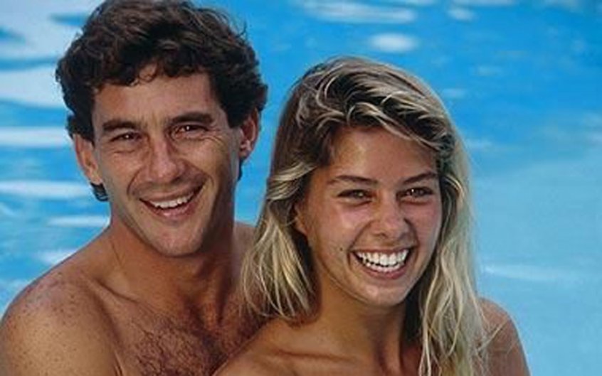 Ayrton Senna e Adriane Galisteu por Reprodução