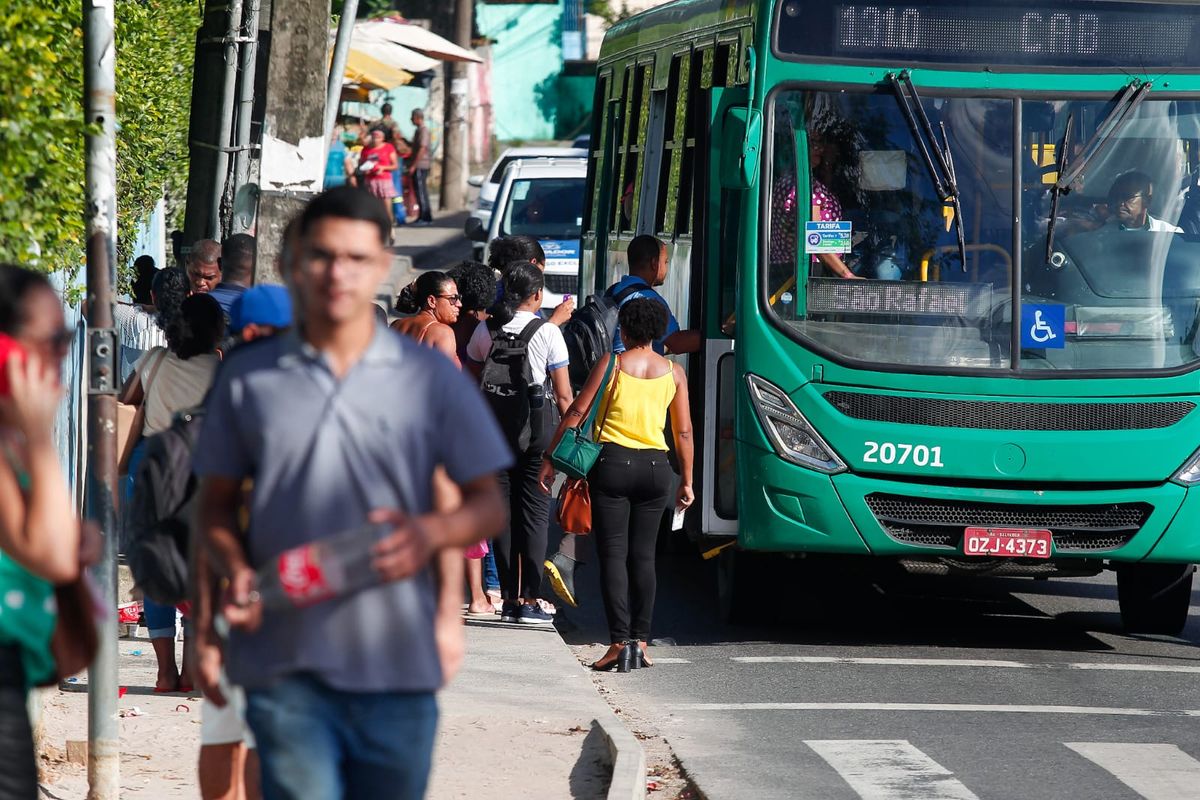 Ponto de ônibus em Salvador