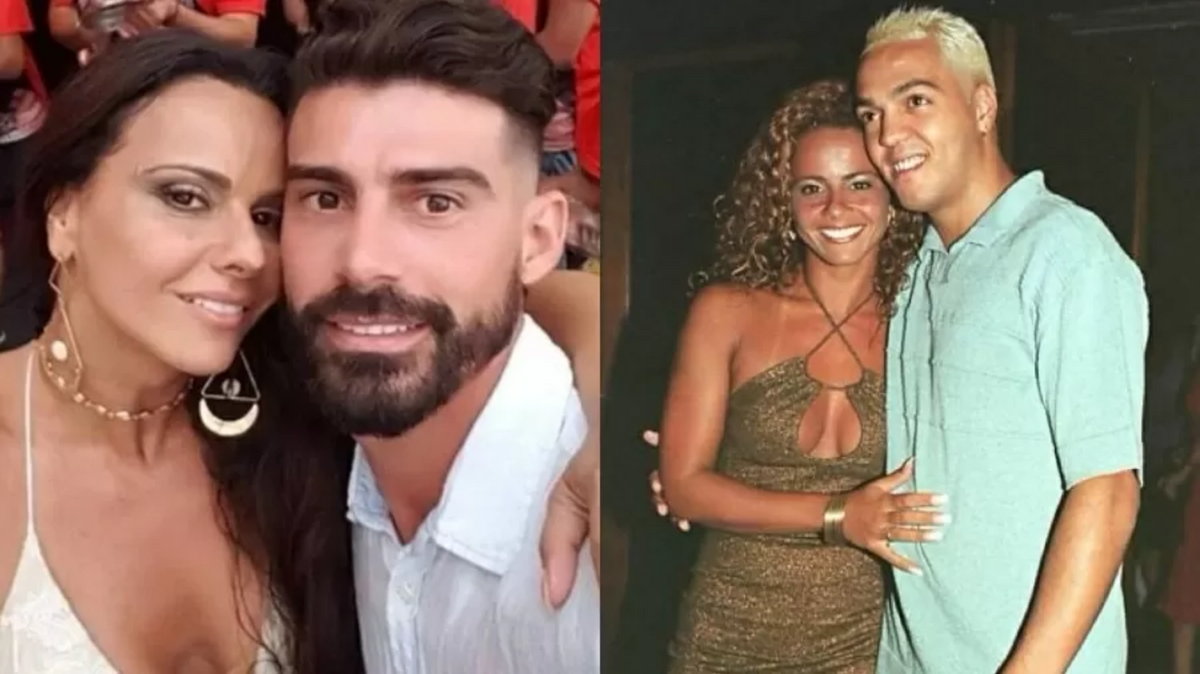 Viviane com Radamés / Viviane com Belo