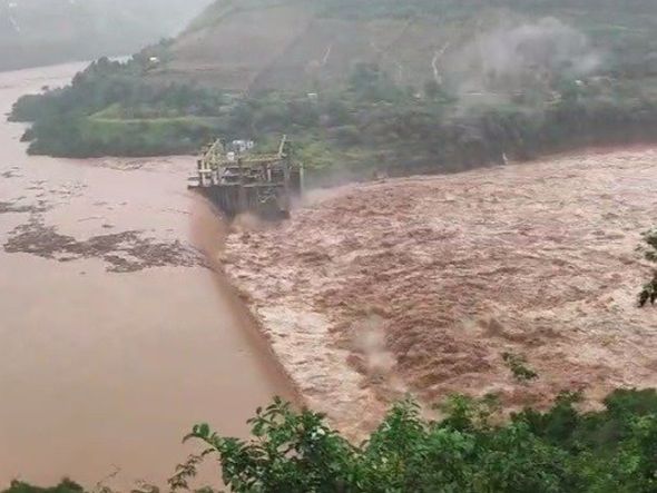 Imagem - Barragem se rompe parcialmente no Rio Grande do Sul