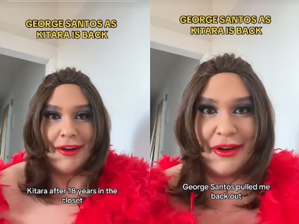 Imagem - Ex-deputado americano George Santos retorna como drag queen Kitara Ravache