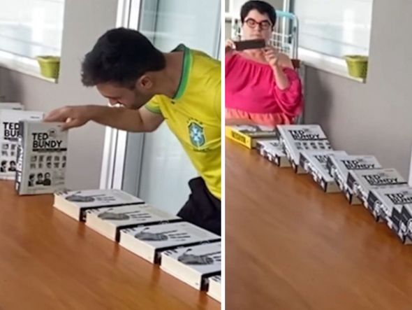Imagem - Médico brasileiro bate recorde mundial ao enfileirar e derrubar 10 livros em 6,94 segundos