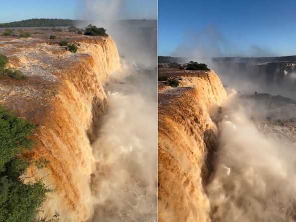 Imagem - Vazão das cataratas do Iguaçu aumenta 5 vezes acima da média