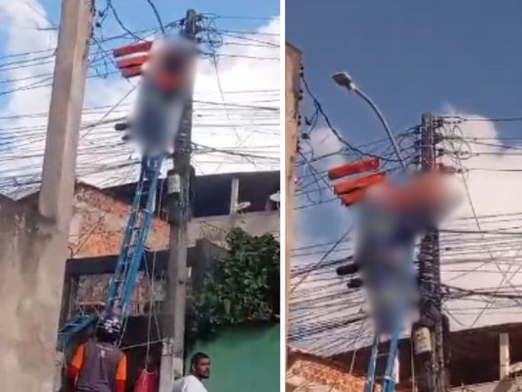 Imagem - Eletricista é internado após receber descarga elétrica em Salvador