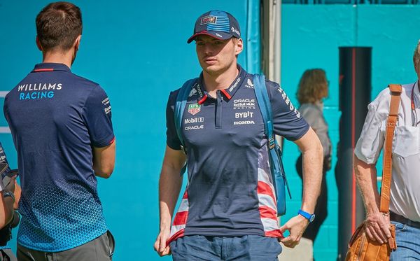 Max Verstappen usou a camisa durante o fim de semana do GP de Miami
