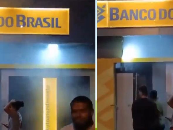 Imagem - Grupo armado explode caixas eletrônicos e ataca sede policial no norte da Bahia