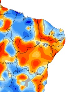 Chuvas em março de 2024 foram bem abaixo do esperado para grande parte da Caatinga