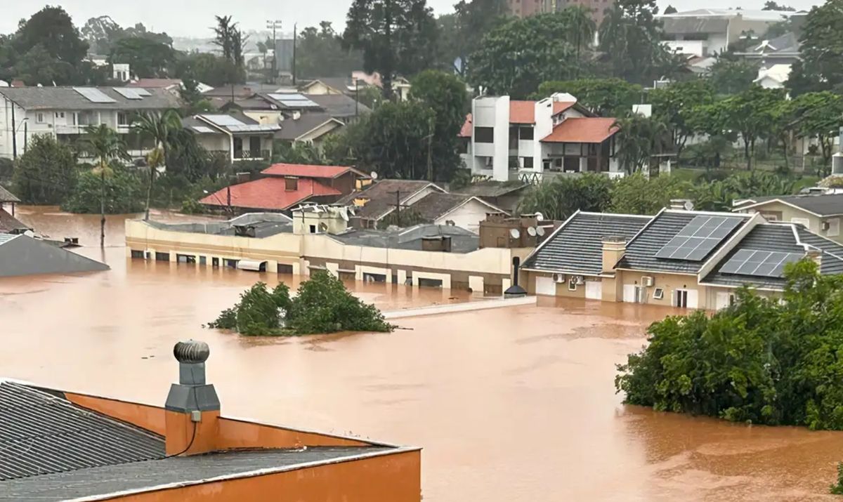 Cidades foram inundadas no estado