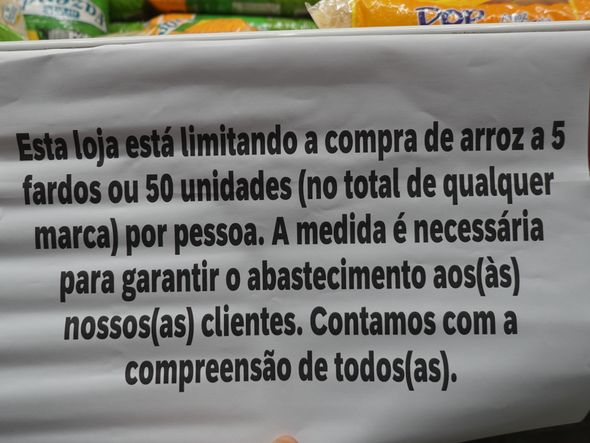 Imagem - Supermercados de Salvador limitam vendas de arroz; medida preocupa consumidores