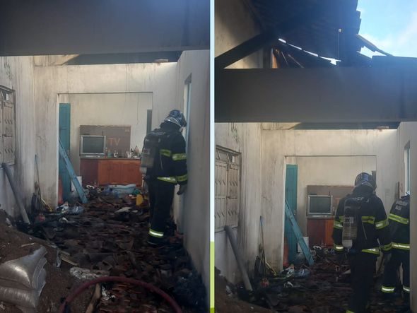 Imagem - Homem morre carbonizado dentro de casa em incêndio em Jequié