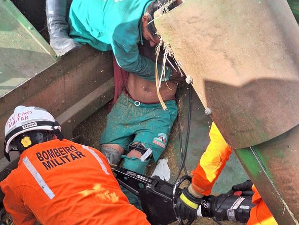 Imagem - Trabalhador é resgatado após ficar preso em máquina em fazenda na Bahia