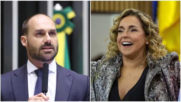 Eduardo Bolsonaro e Daniela Mercury