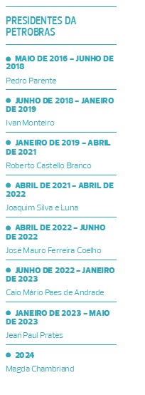 Mudanças no comando da Petrobras