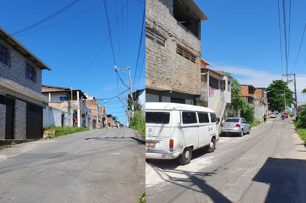Rua Planalto Verde (à esquerda) e Rua Jardim Botânico (à direita) têm presença do CV