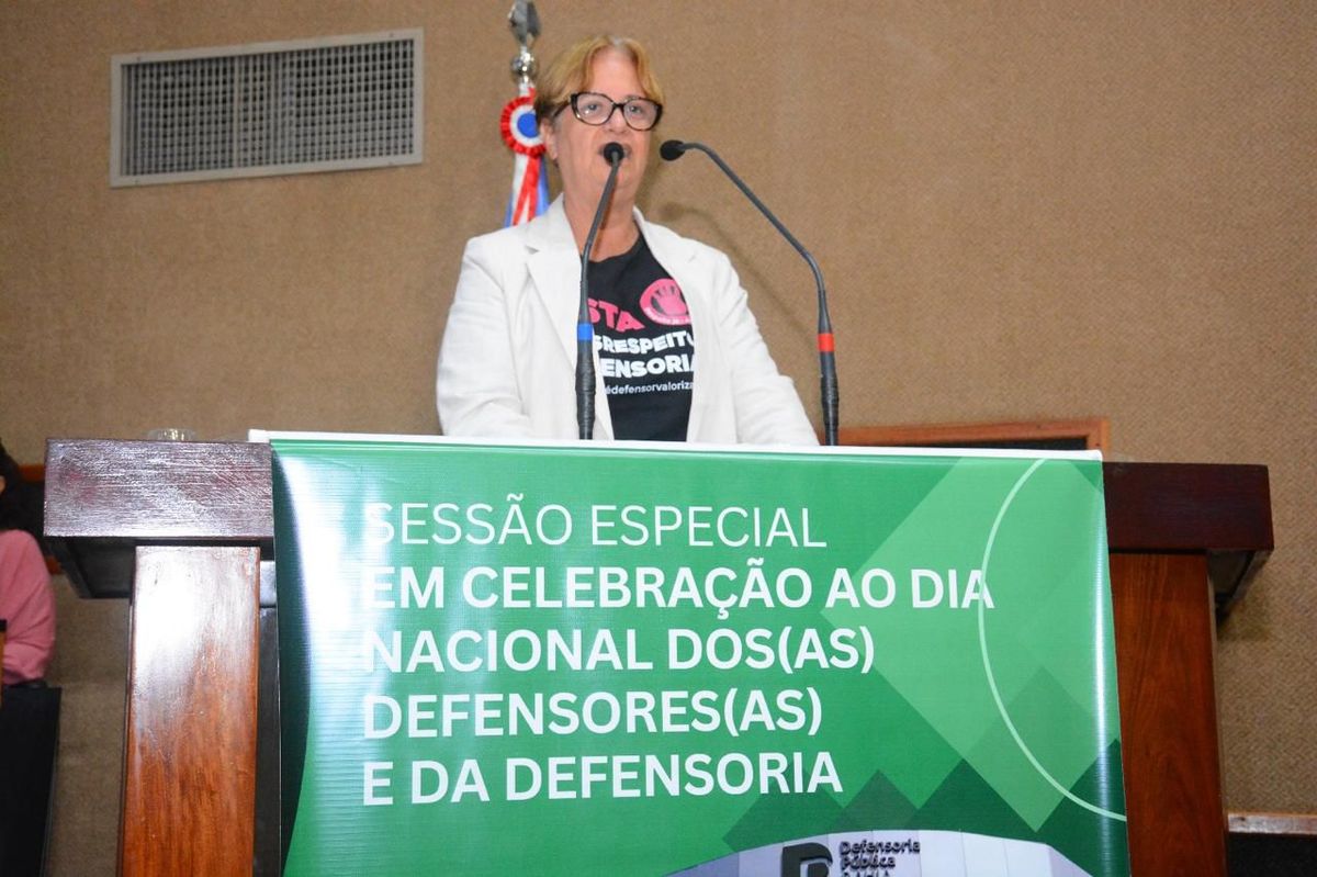 Tereza Almeida, presidente da Associação das Defensoras e Defensores Públicos da Bahia (ADEP)