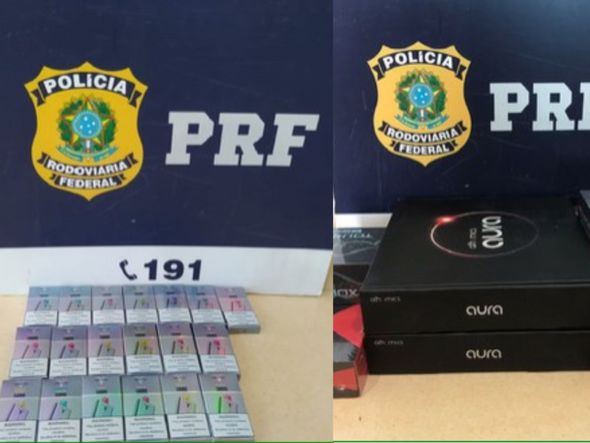 Imagem - PRF apreende 117 itens contrabandeados na Bahia