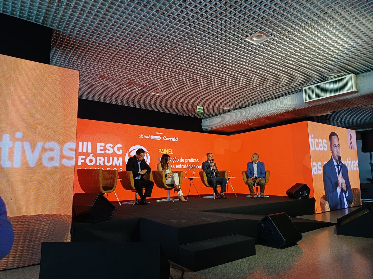 Painel no III ESG Fórum Salvador por Brenda Viana/CORREIO