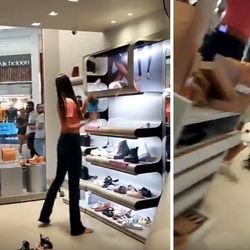 Imagem - Mulher causa confusão em loja de shopping em Feira após não conseguir trocar produto