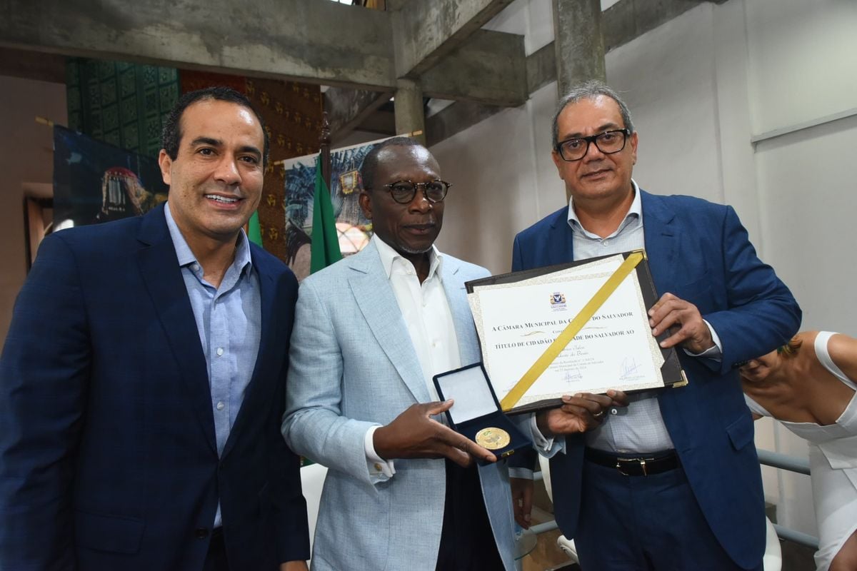 Patrice Talon recebe título de Cidadão Soteropolitano