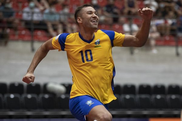 Pito, pivô da Seleção Brasileira de Futsal