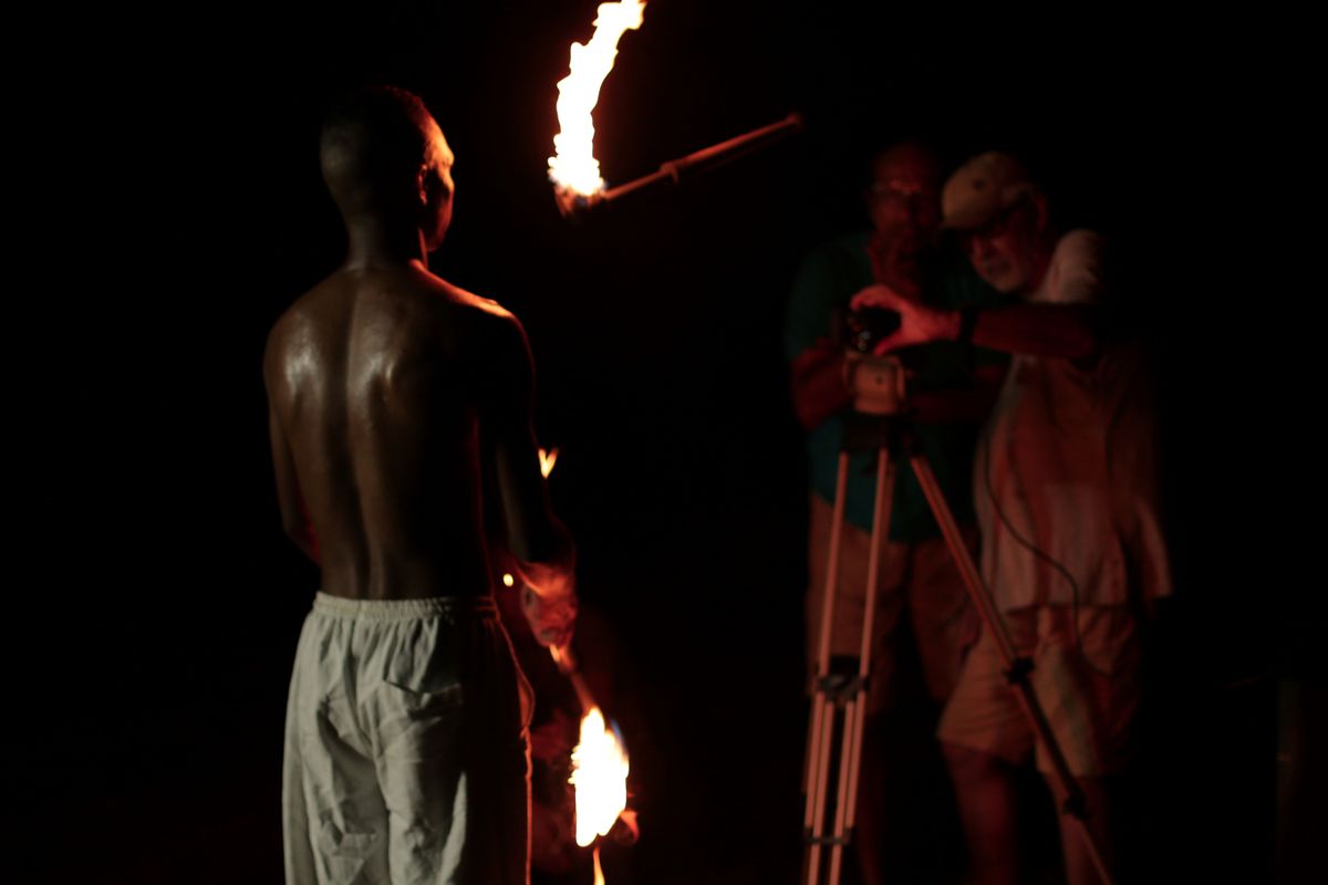 Set de filmagens de Revolta dos Búzios