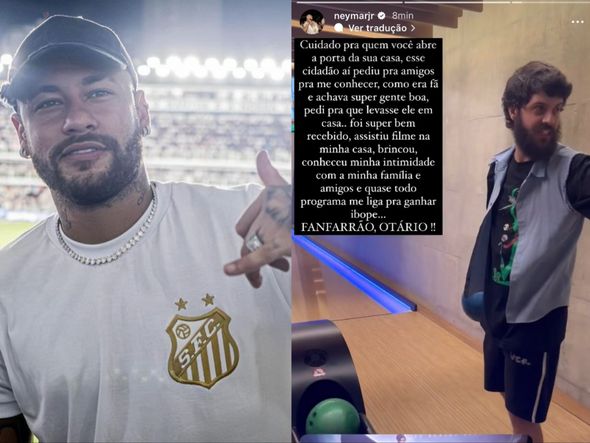 Imagem - Após suposta indireta, Neymar critica Diogo Defante: 'Fanfarrão e otário'