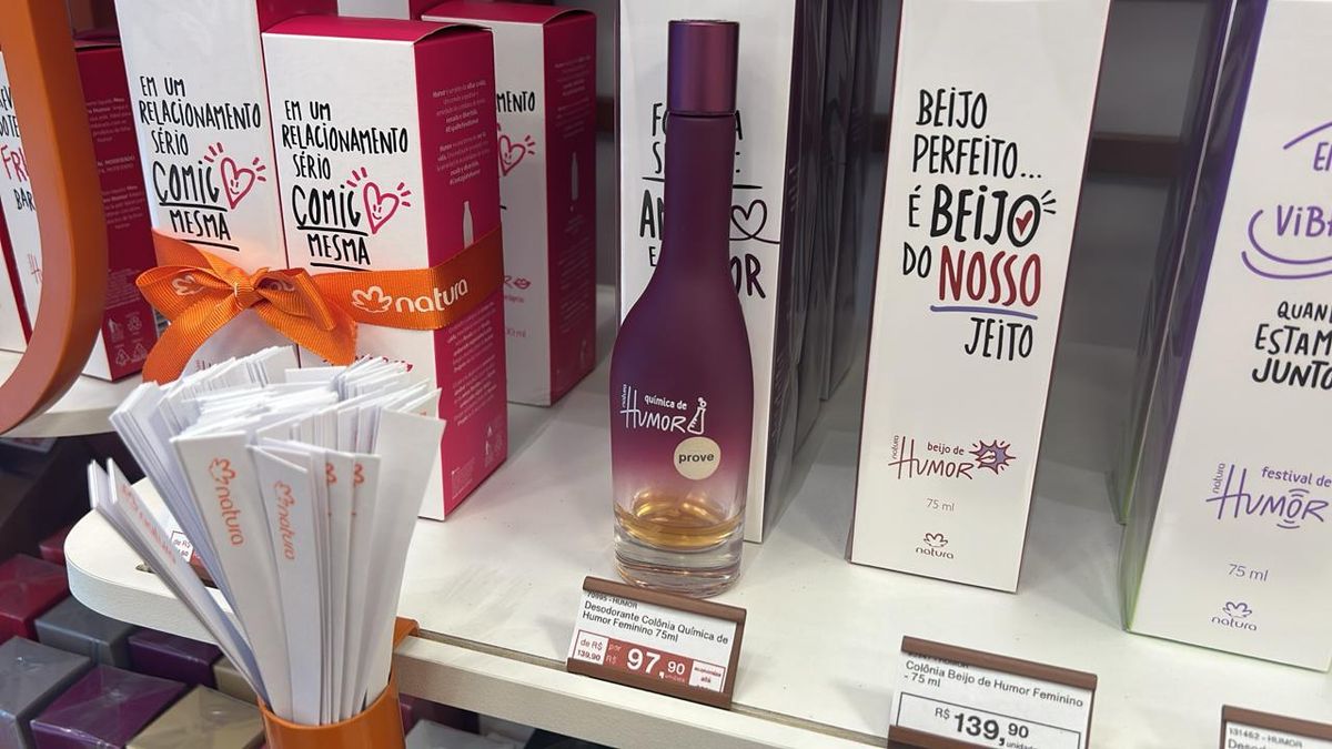 Natura tem perfume Humor! por R$97,90