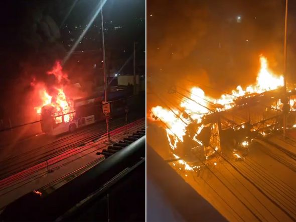 Imagem - Ônibus é incendiado em trecho da Avenida Suburbana; linha ficará sem operação nesta quarta (12)