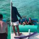Imagem - Xanddy Harmonia, Tom Kray e família são surpreendidos com tubarão enquanto nadam no mar dos EUA
