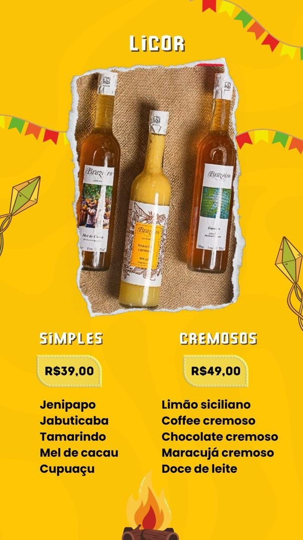 Bolo das Meninas tem opções de licor a partir de R$39.90