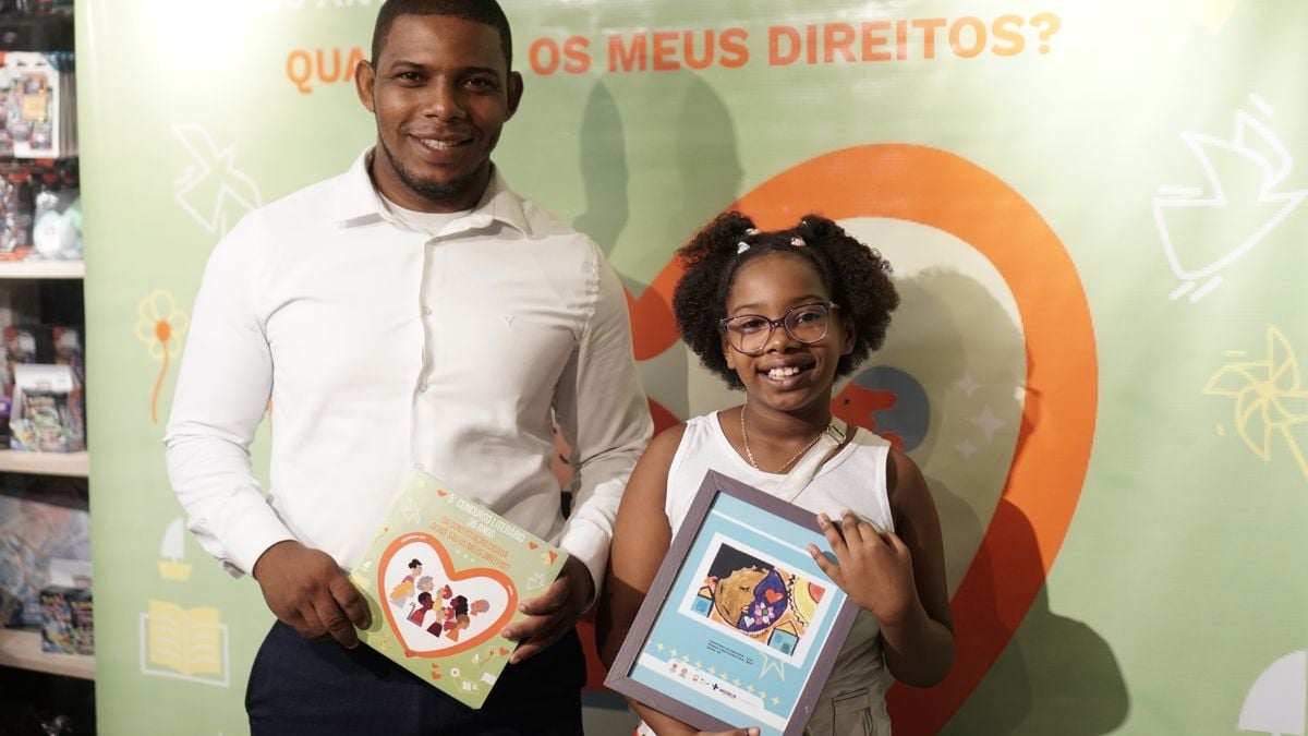 Robson Abreu e sua filha Paloma Abreu