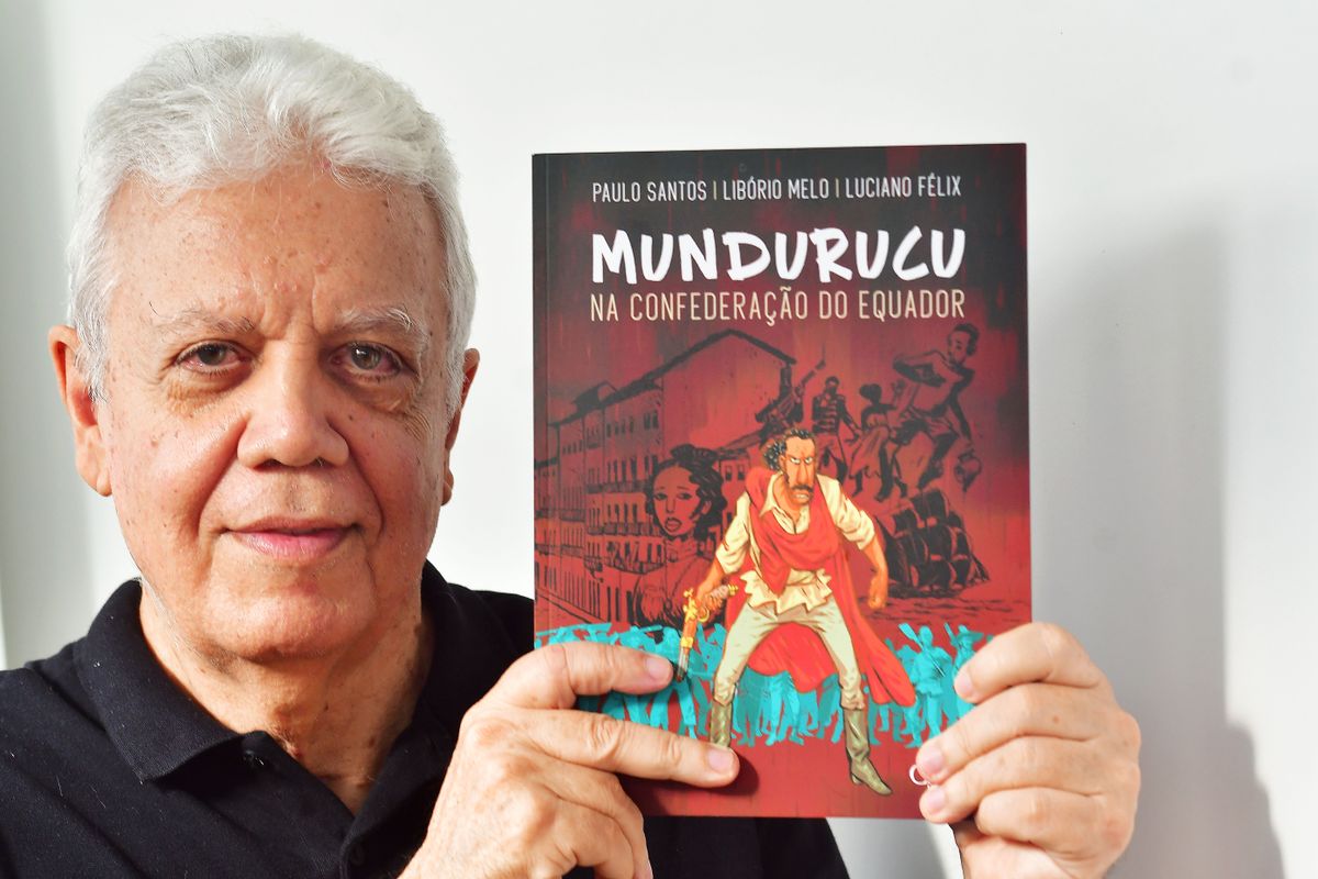 Paulo Santos autor do romance gráfico Mundurucu na Confederação do Equador 