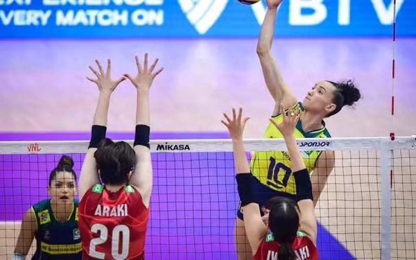 Brasil está eliminado da Liga das Nações de vôlei feminino