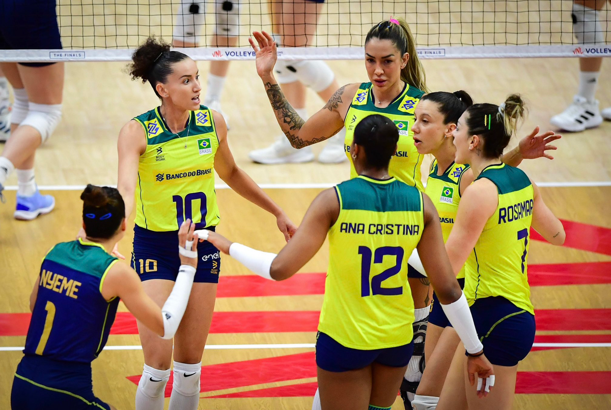 Seleção feminina de vôlei ficou em quarto lugar na Liga das Nações