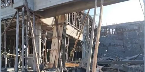 Desabamento de prédio em construção em Ilhéus