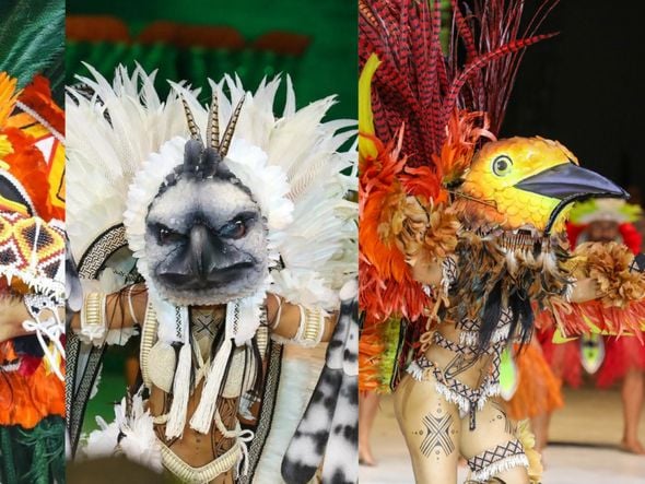Imagem - De onça a gavião: Veja as transformações de Isabelle Nogueira no Festival de Parintins