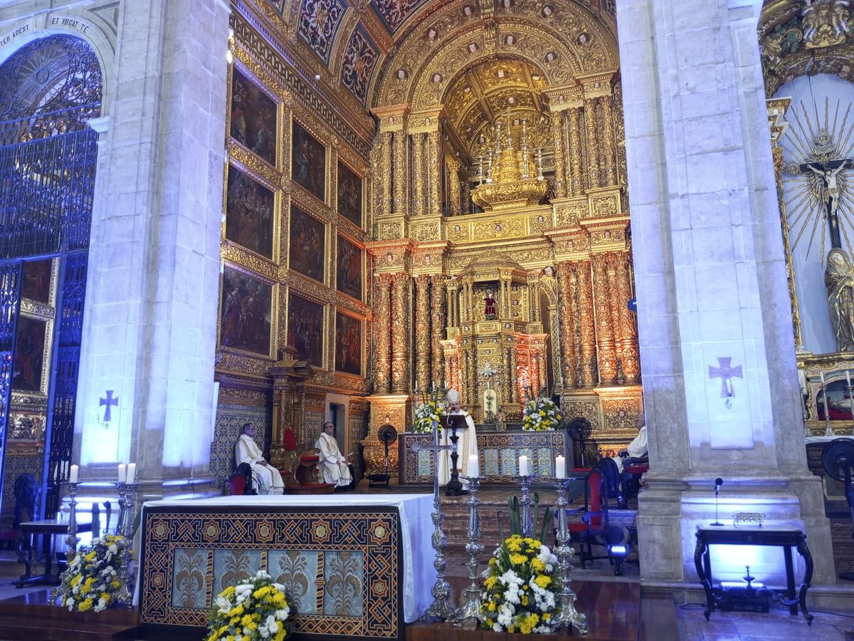 Cerimônia do Te Deum foi realizada na Catedral Basílica