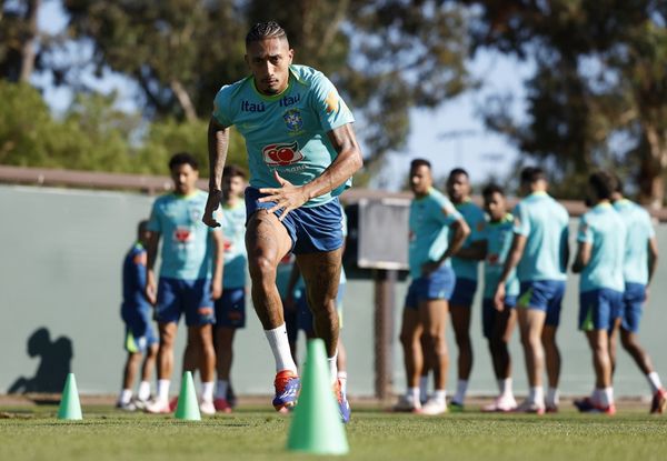 Treino da seleção brasileira